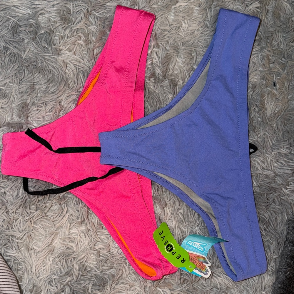 Speedo Pink and Purple Bikini Bottoms